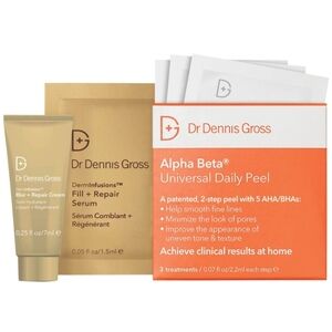 Dr Dennis Gross Alpha Beta Daily Peel with Gold and White Packaging